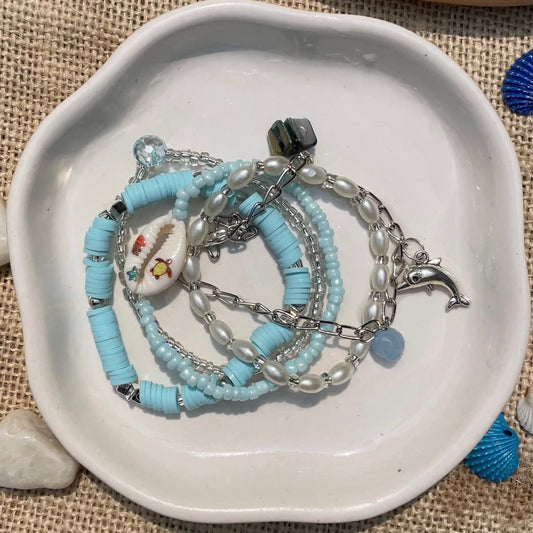 Moana bracelet stack