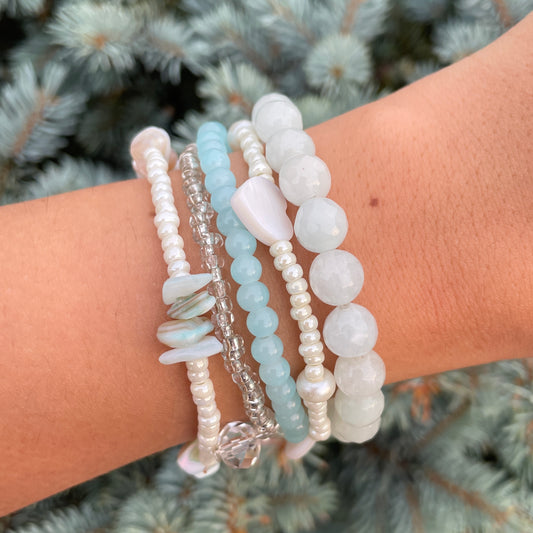 Ocean Breeze Bracelet Stack