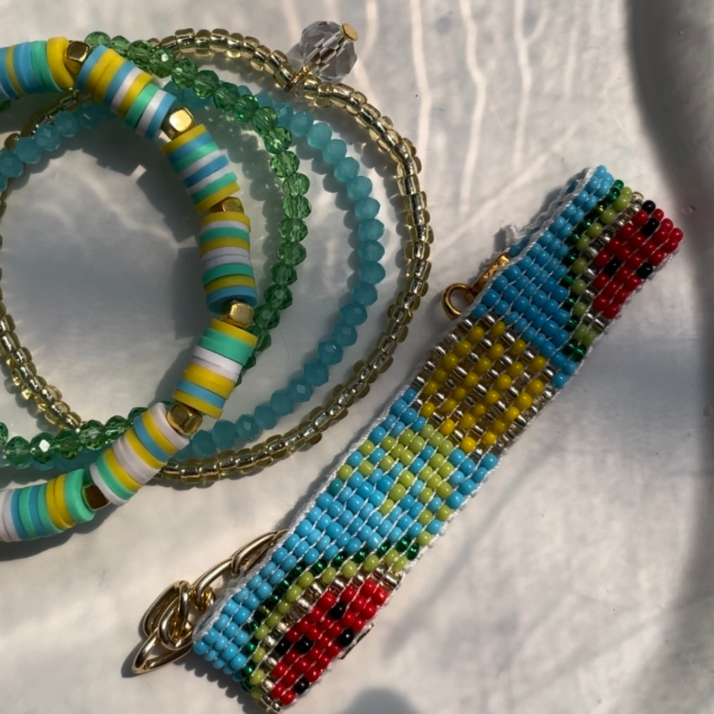 Tropical Fusion bracelet stack