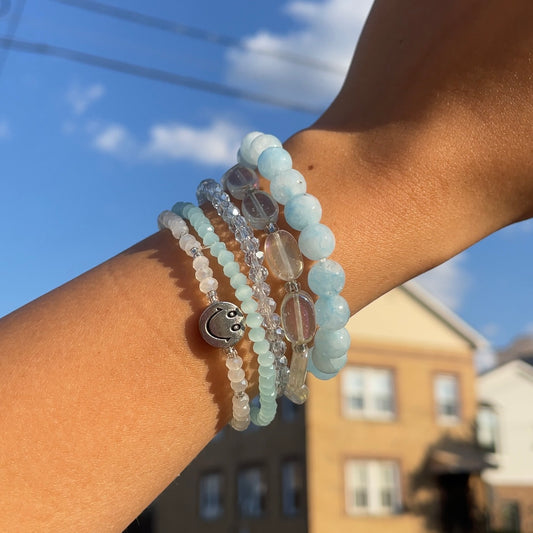 Cloud nine bracelet stack